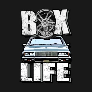 Box Life Lite Blue Car T-Shirt