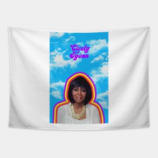 Cicely Tyson in the sky Tapestry