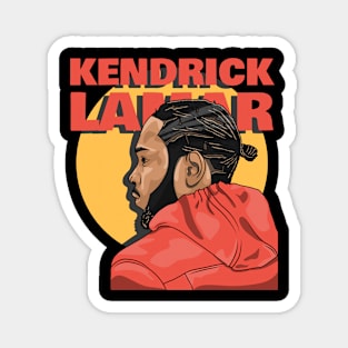 Kendrick Lamar Cartoon Flat Style Magnet