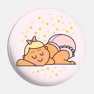 The baby is asleep Pin