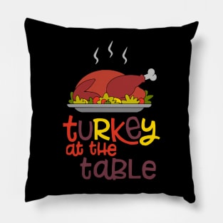 Turkey at the Table Pillow