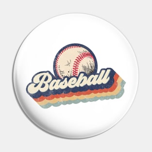 Retro Baseball Shirt Baseball Pin