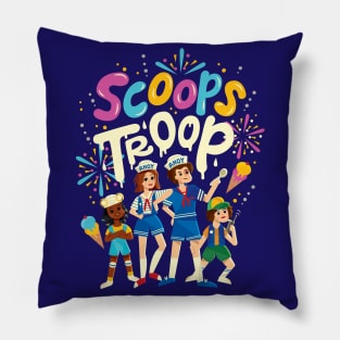 Scoops Troop Pillow