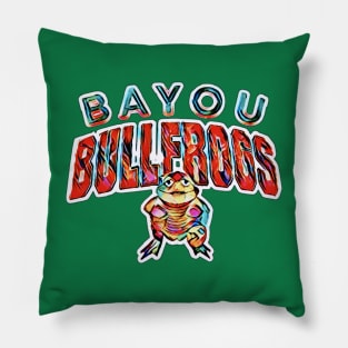 Bayou Bullfrogs Baseball Pillow