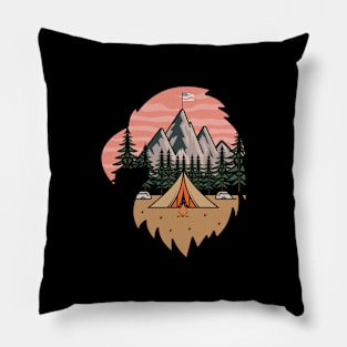 American Camping Eagle Pillow