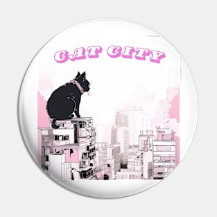 Cat city Pin