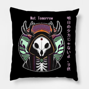 Pessimistic Deer Lich, Pixel Art Pillow