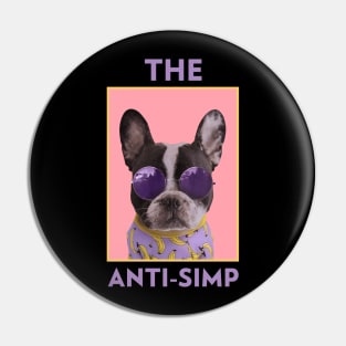 The Anti-Simp Hero Pin