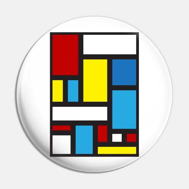 Mondrian Inspired Blocks Pin by imlying