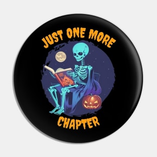 just one more chapter halloween Pin