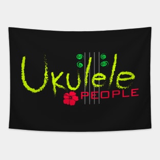 Ukulele People (GYR) Tapestry