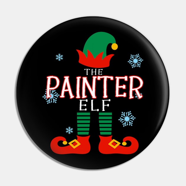 Painter Christmas Elf Gifts Pin by FamilyLove