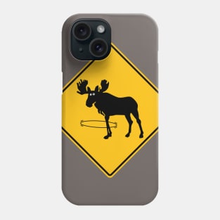 Hula Hooping Moose Crossing Phone Case