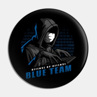 Blue Team | Hacker Design Pin