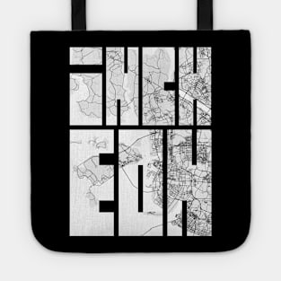 Incheon, South Korea City Map Typography - Light Tote