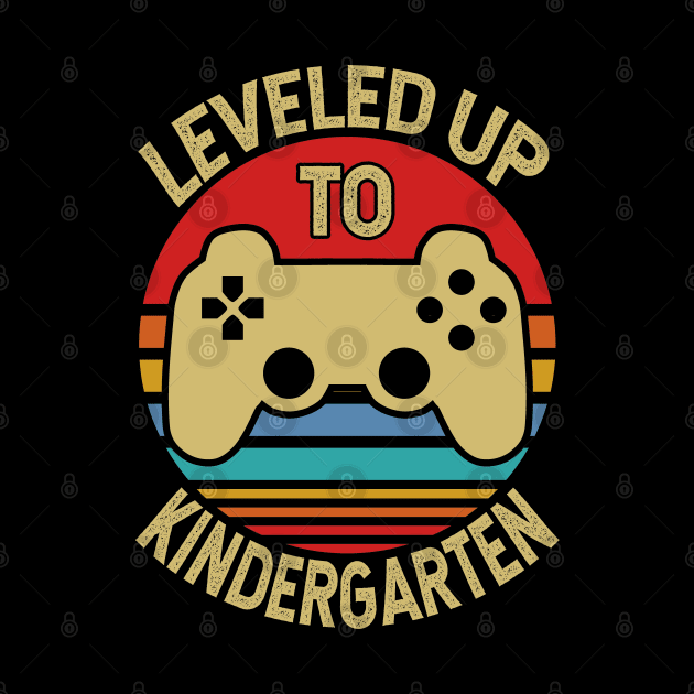 leveled up to kindergarten teacher gift by Tesszero