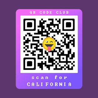 Scan for California, Qr Code Funny Memes -28 T-Shirt