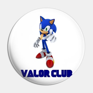 The Valor Club Valor The Hedgehog Pin