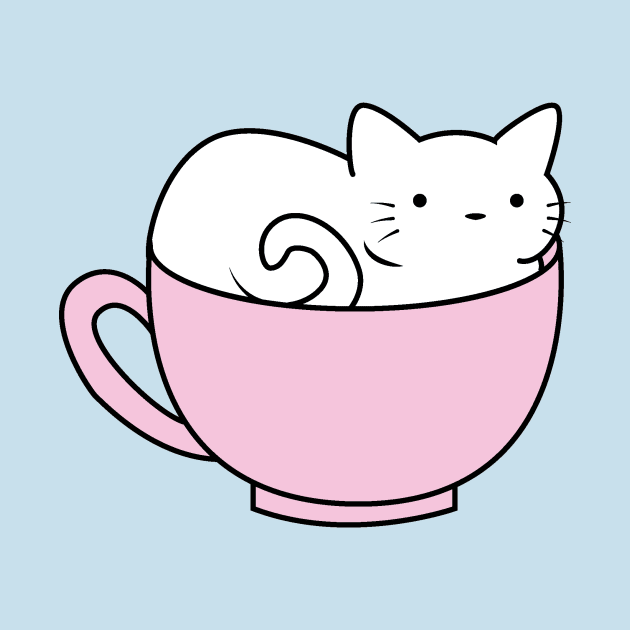 Teacup Cat by maiitsu