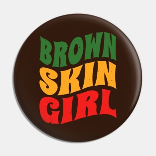 Brown Skin Girl Pin