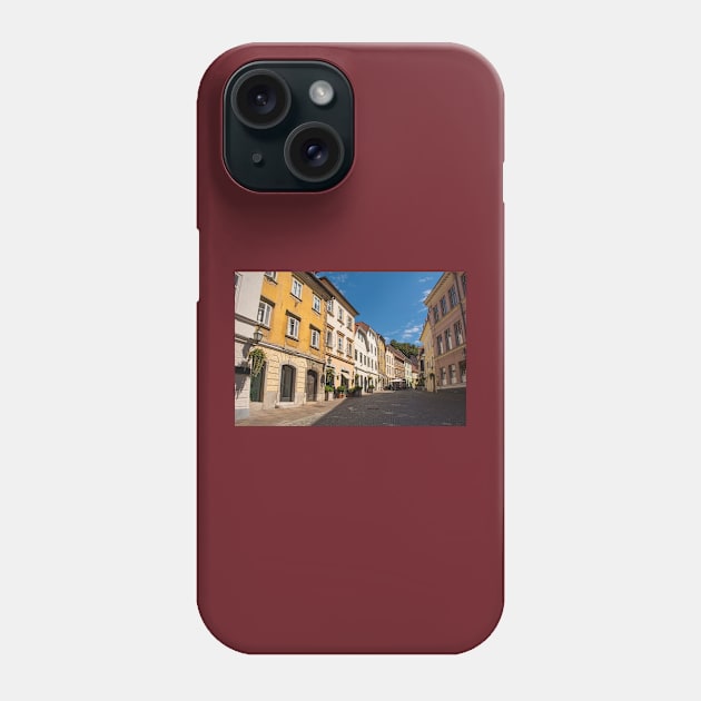 Gornji Trg in Ljubljana, Slovenia Phone Case by jojobob