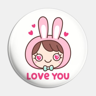 Bunny girl Pin