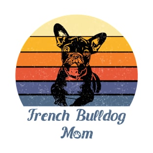 French Bulldog Mom Retro Puppy T-Shirt