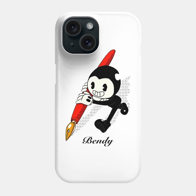 Bendy Youth Phone Case by Mendozab Angelob