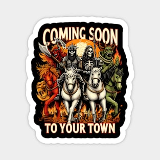 The Four Horsemen of the Apocalypse World Tour Magnet