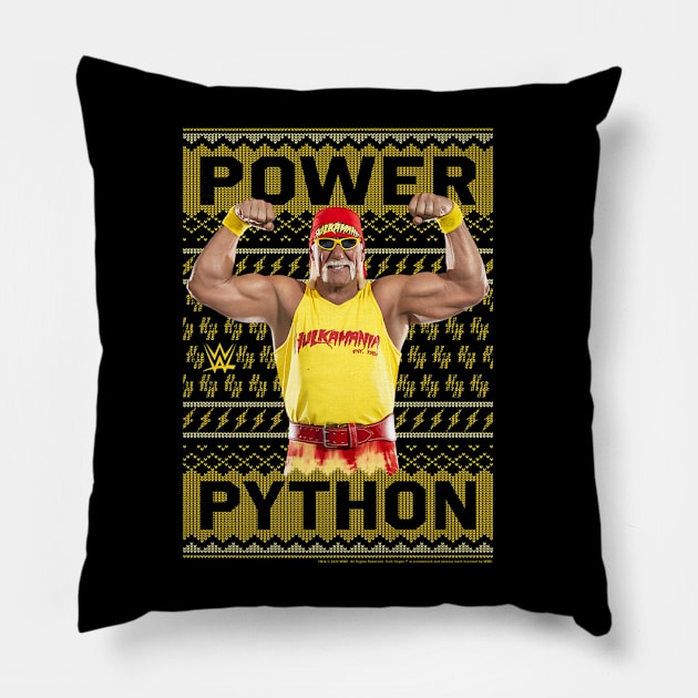 Hulk Hogan Python Christmas Power Pillow by Holman