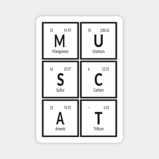 Muscat City | Periodic Table of Elements Magnet