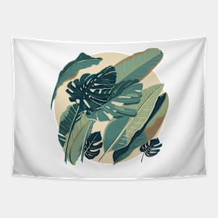 Tropical Plants Tapestry