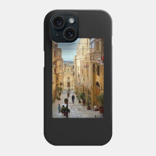 Old Street, Valletta, Malta Phone Case