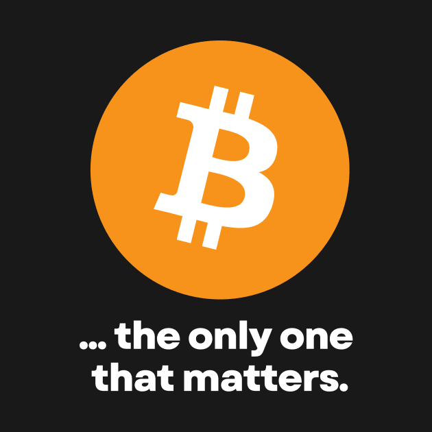 BTC The Only One That Matters 01a by RakentStudios