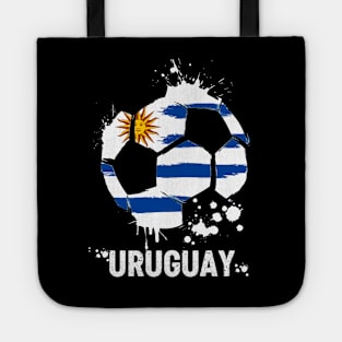 Uruguay Qatar 2022 World Cup, Uruguay Soccer Team 2022 Supporter Funny Uruguay Flag Futbol Tote