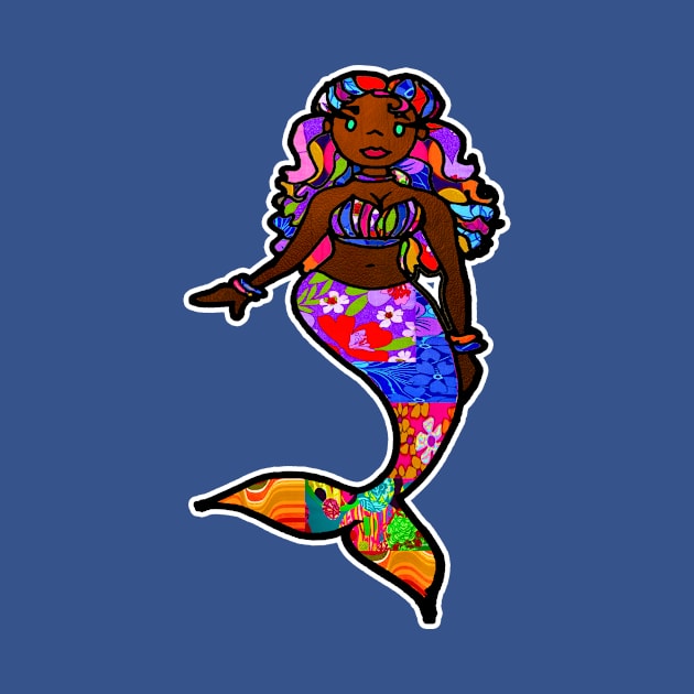 Rainbow Chocolate Mermaid by artbyomega