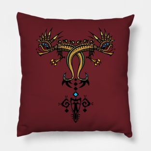 Raptor Dragon Legend Pillow