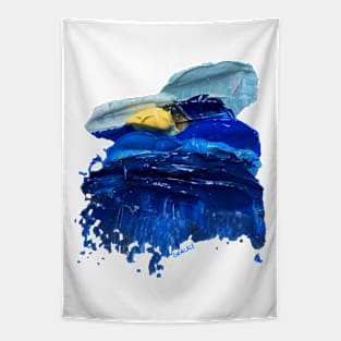 Moody Blues Paint Smear Tapestry