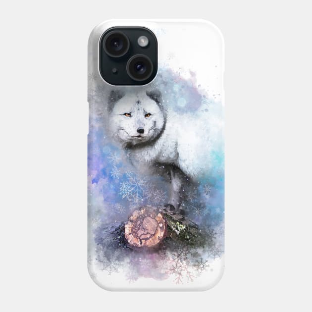 Arctic Fox Phone Case by ElviraDraat