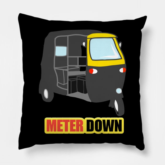 The autorickshaw Pillow by Asafee's store