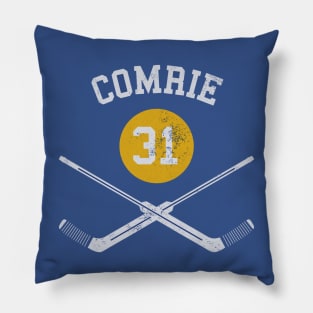 Eric Comrie Buffalo Goalie Sticks Pillow