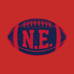 NE Retro Football - Red T-Shirt