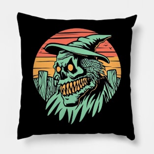 Creepy Monster Artwork Pillow