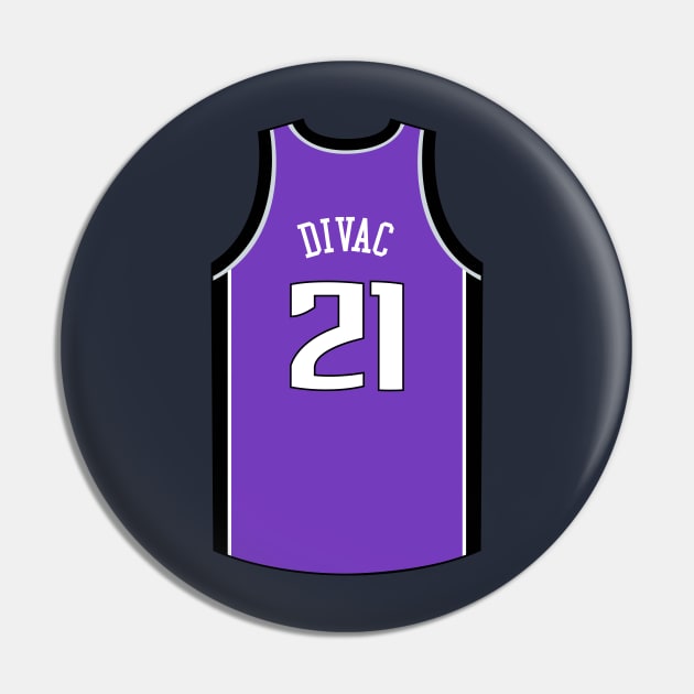 Vlade Divac Sacramento Jersey Qiangy Pin by qiangdade