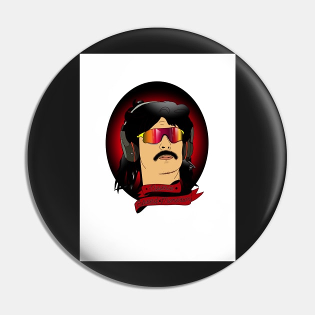 Dr Disrespect Pin by Suzannafell