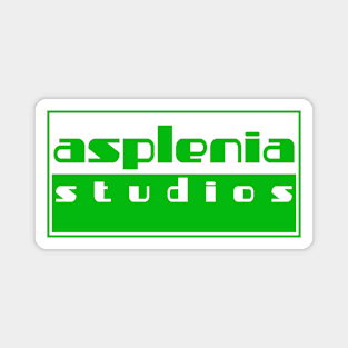 Asplenia Studios logo (green) Magnet