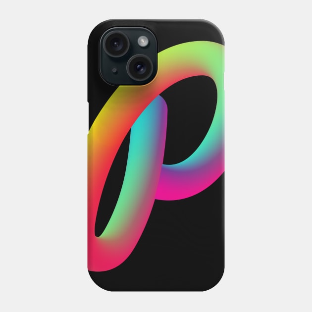 Curly P - 2nd edition Phone Case by MplusC