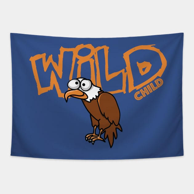 WILD CHILD EAGLE Tapestry by teko01