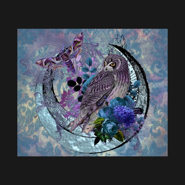 Purple Owl by incarnations