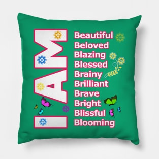 I Am BEAUTIFUL - Self Love Motivation Pillow